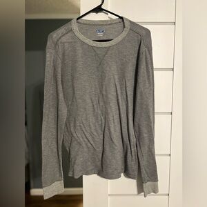 Old Navy Heather Gray Long Sleeve Tee